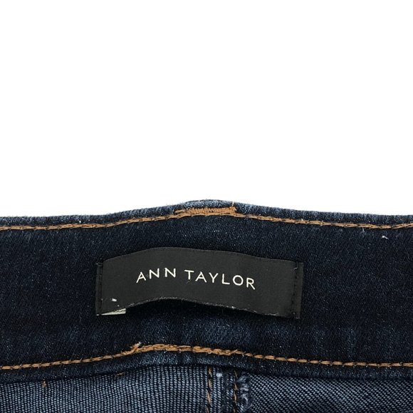 Ann Taylor Blue Straight Leg Jeans | Mid Rise, Size 4 - Picture 5 of 6